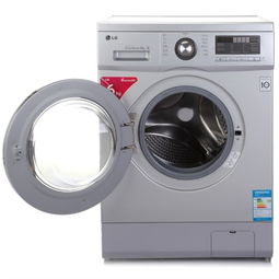 LG WD N12415D 6公斤 DD变频静音滚筒洗衣机 银色优雅，静享高效洗衣体验